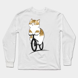 Cat tree for large cat - riding cat Long Sleeve T-Shirt